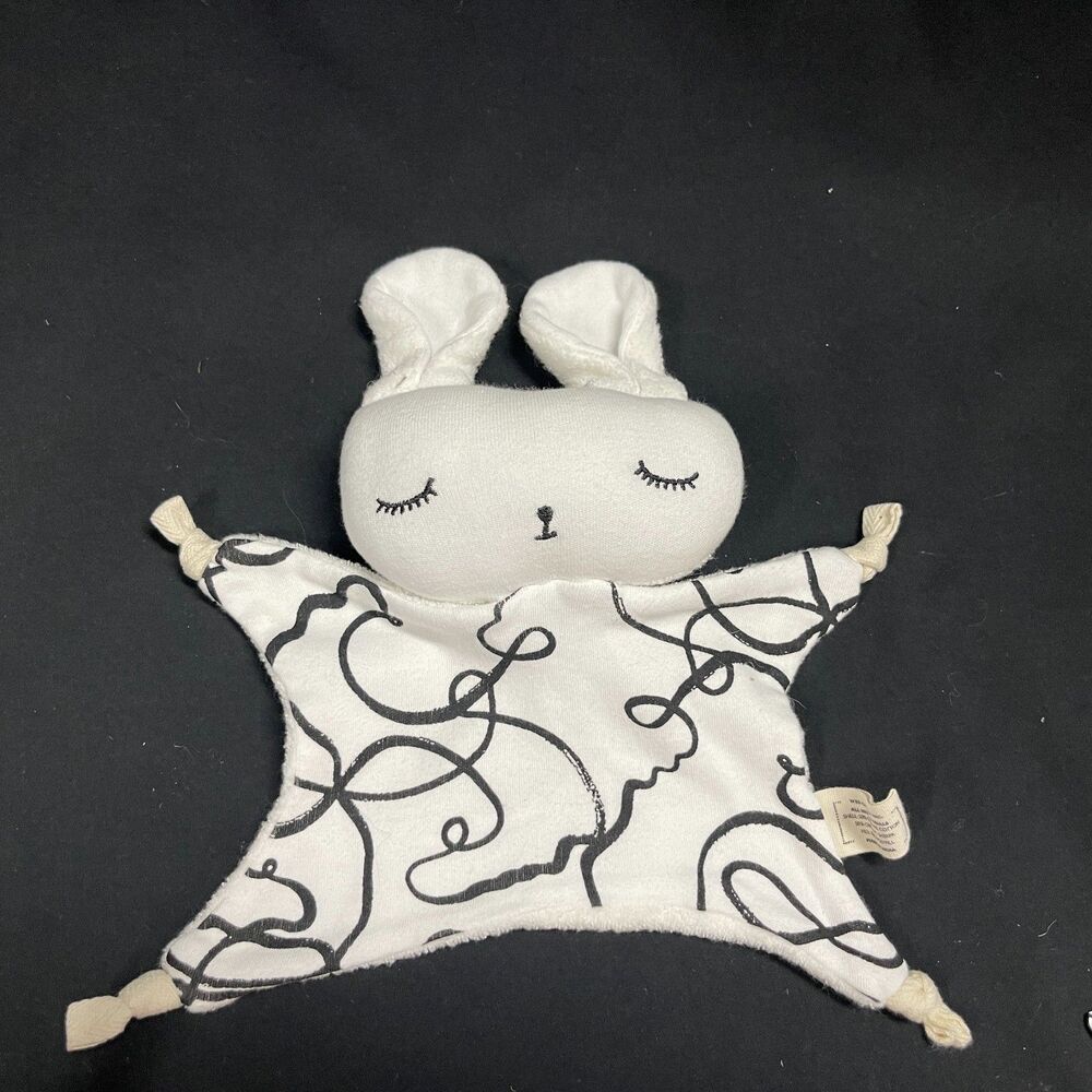 Wee Gallery Cuddle Bunny Ribbons Plush Lovie Lovey